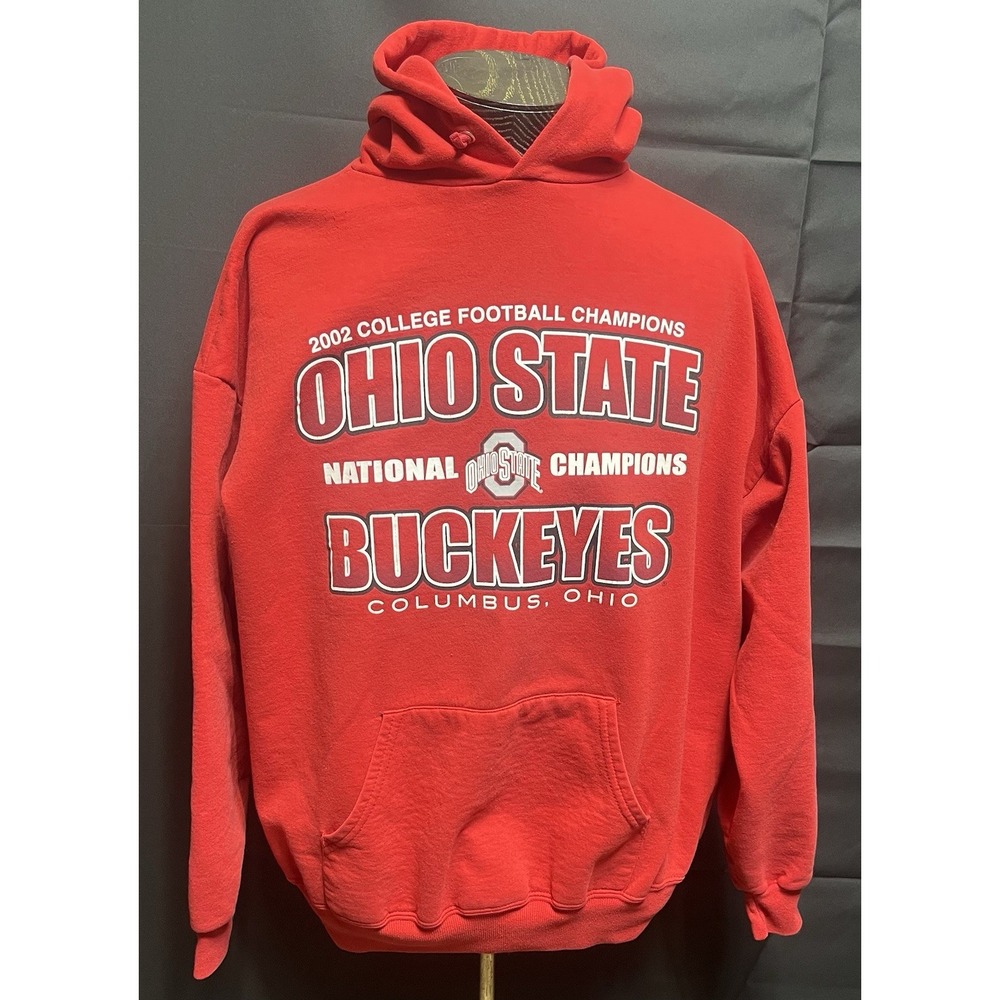 Vintage 2002 National Champions Ohio State‎ Buckeyes Football Hoodie NCAA